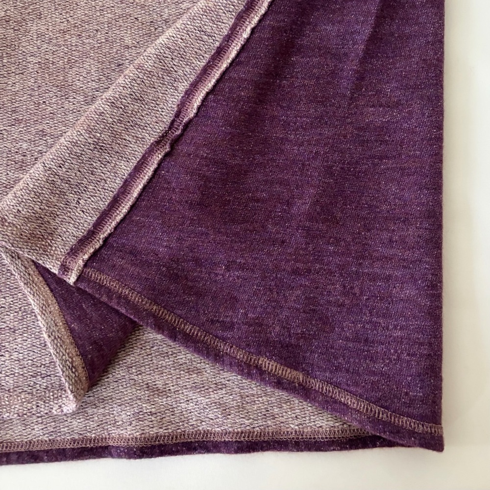 Kuhl Women’s NOVA Pullover Sweater Dress Cowl Neck Wool Blend Purple size Large - Picture 8 of 15